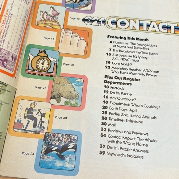 321 Contact Magazine April - May 1981 by Children's Television Workshop - Picture 15 of 15